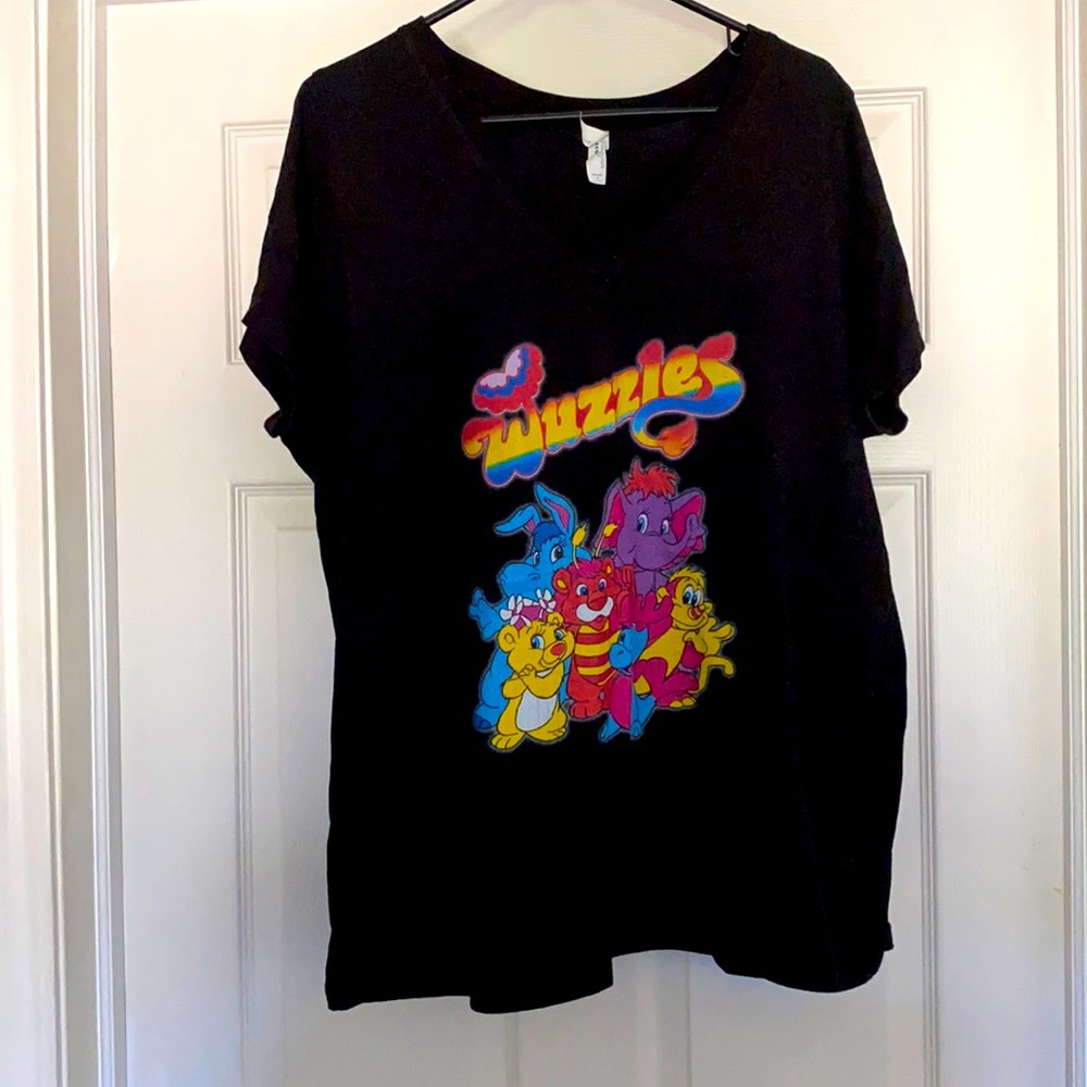 Wuzzles Sz 1X Vneck Relaxed Women’s Tee